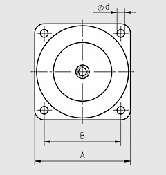 Machinevoet type QMF schematisch
